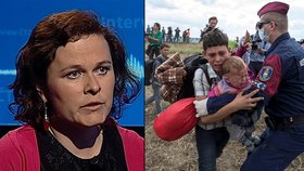 Česká novinářka doprovázela uprchlíky při snaze dostat se přes Maďarsko do Rakouska.