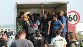 Uprchlíci zadržení na slovensko-maďarské hranici
