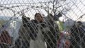 Volební kampaň ovlivnila migrační krize, na snímku uprchlický tábor na makedonsko-řecké hranici, blízko města Gevgelija