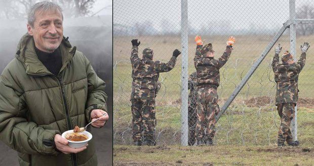 Plot proti migrantům a škola knedlíků. Stropnický pobyl u vojáků v Maďarsku