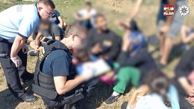 Zásah policie kvůli migrantům na česko-slovenských hranicích