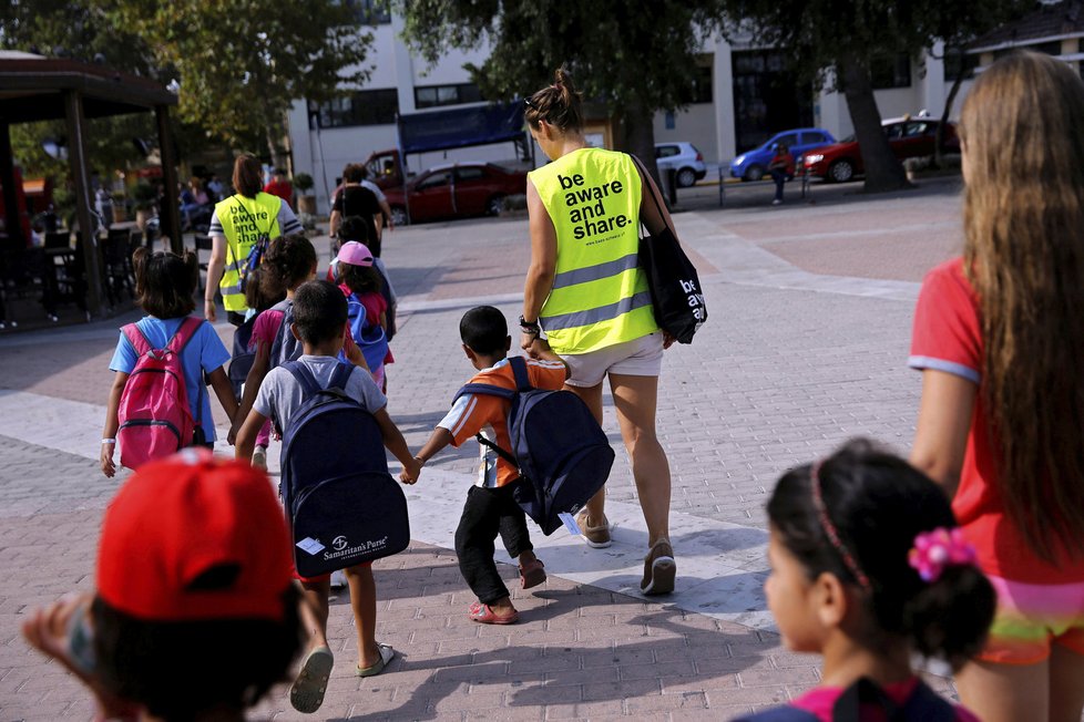 V Řecku se snaží dětem uprchlíků poskytnout i školní vzdělávání