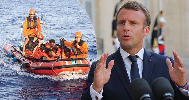 Na přerozdělování migrantů se shodlo 14 zemí EU, hlásí Macron. Kvóty Češi dál odmítají