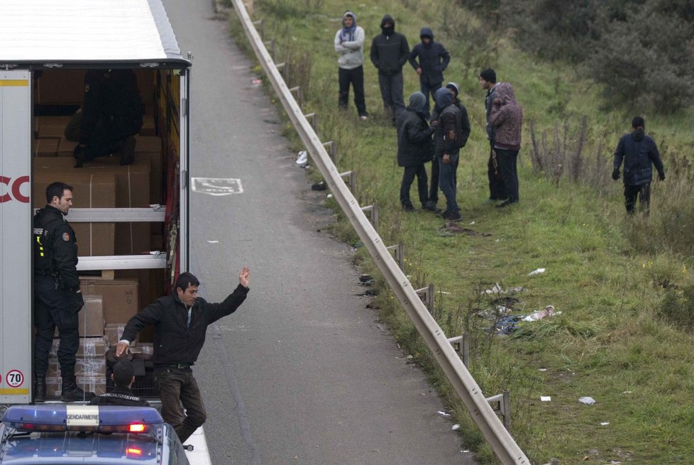 I na Uherskohradišťsku vyskočili z kamionu uprchlíci (ilustrační foto)