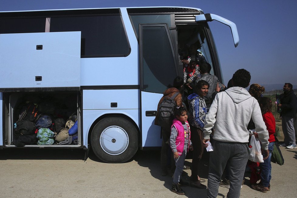 Uprchlický tábor Idomeni na řecko-makedonské hranici.