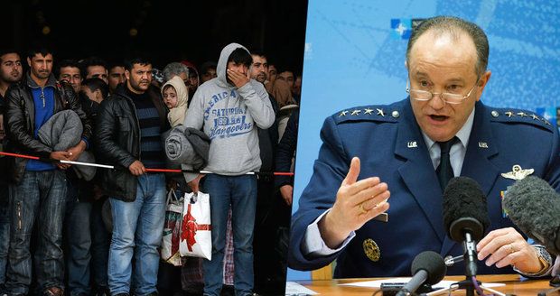 „Zločinci, žoldnéři a teroristé.“ Šéf NATO v Evropě varoval před částí migrantů