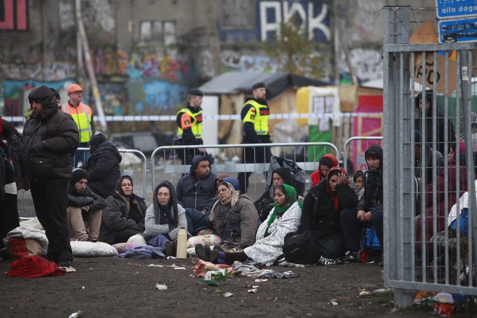 Imigranti, kteří dorazili do Švédska.