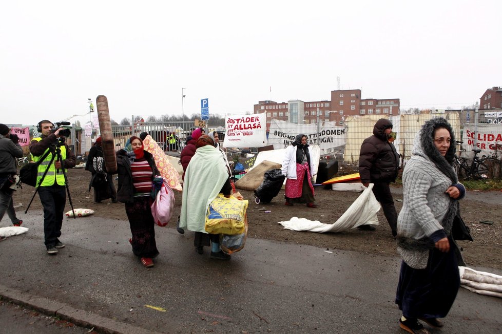 Imigranti, kteří dorazili do Švédska.