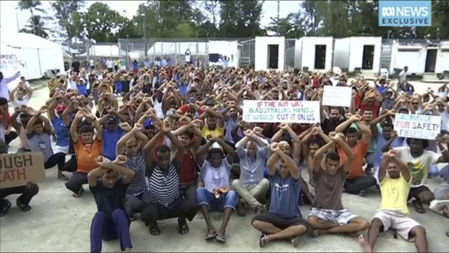 Uprchlický tábor v Papui-Nové Guineji