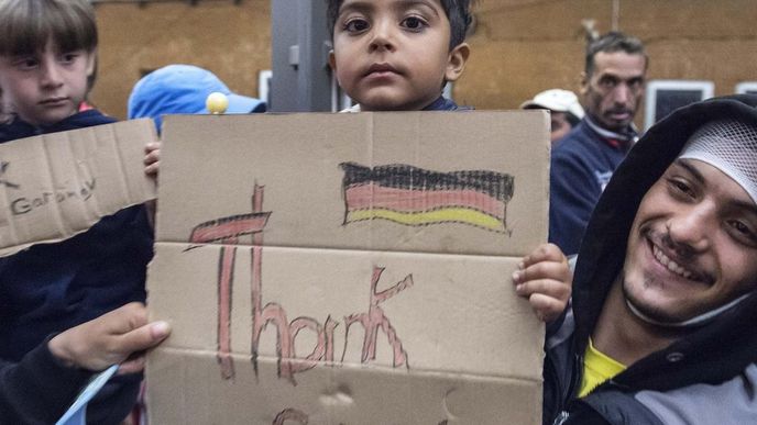 Uprchlíci v Německu - ilustrační foto