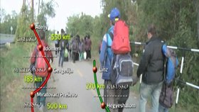 Balkánská trasa uprchlíků: sedm dní a 3 000 kilometrů