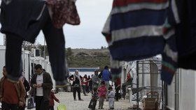 Řecký uprchlický tábor (ilustrační foto)