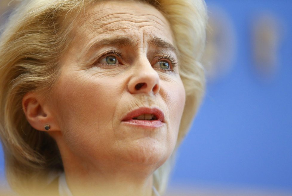 Šéfka Evropské komise Ursula von der Leyen