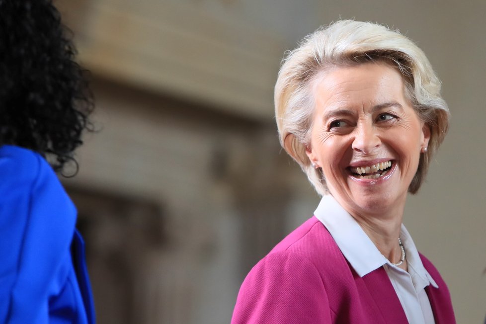 Supersummit na Pražském hradě: Šéfka Evropské komise Ursula von der Leyen