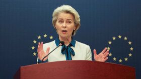 Šéfka Evropské komise Ursula von der Leynová (prosinec 2023)
