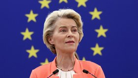 Ursula von der Leynová přednesla projev o stavu EU (13.9.2023)