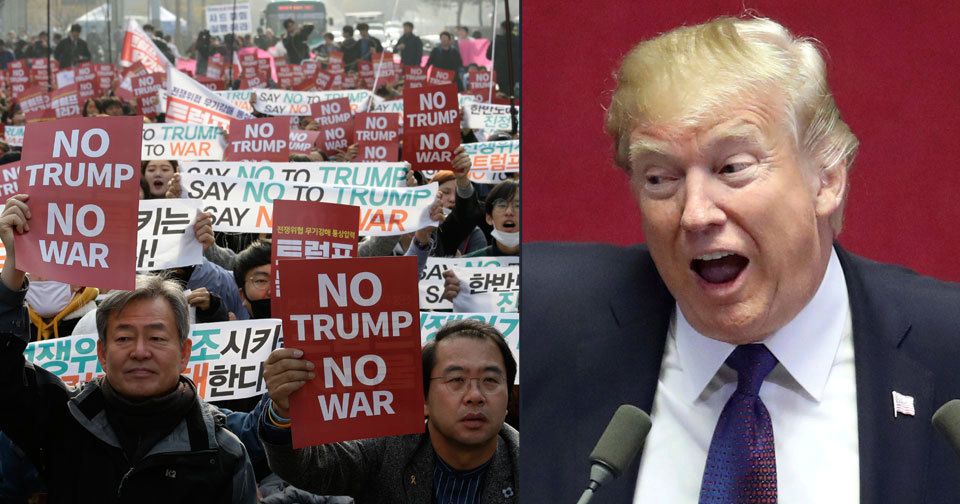 Trump v Asii řeší korejskou krizi.