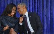 Bývalý prezident USA Barack Obama s manželkou Michelle.