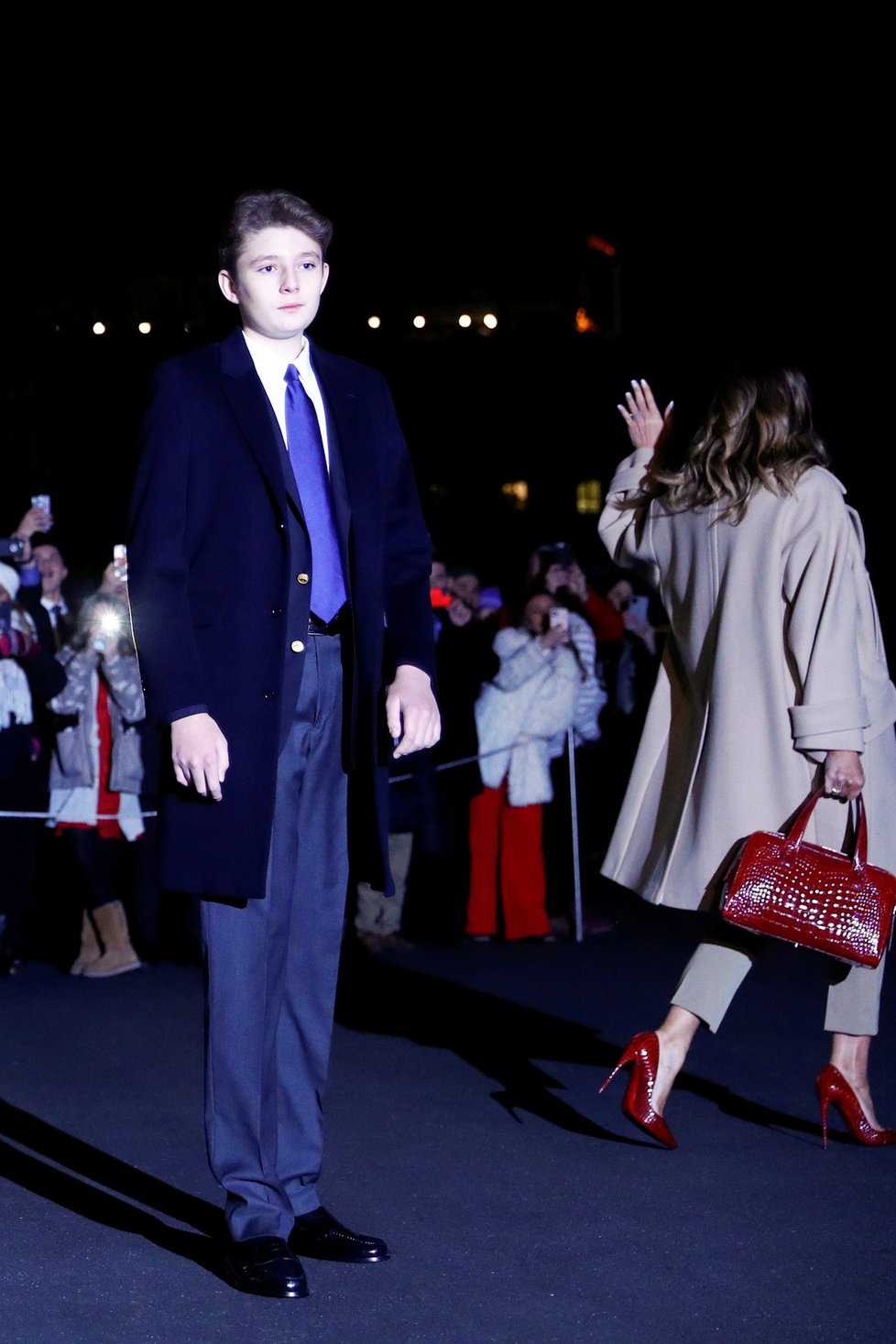 Barron Trump, nejmladší syn prezident USA.