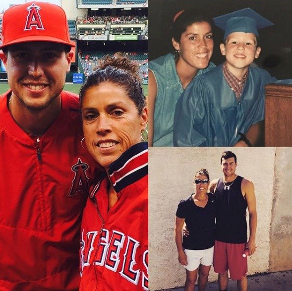 Baseballová hvězda Tyler Skaggs (†27) s matkou Debbie.