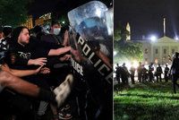 Amerika v plamenech: Protesty se přesunuly před Bílý dům, Trump hrozí „nejzlejšími psy“
