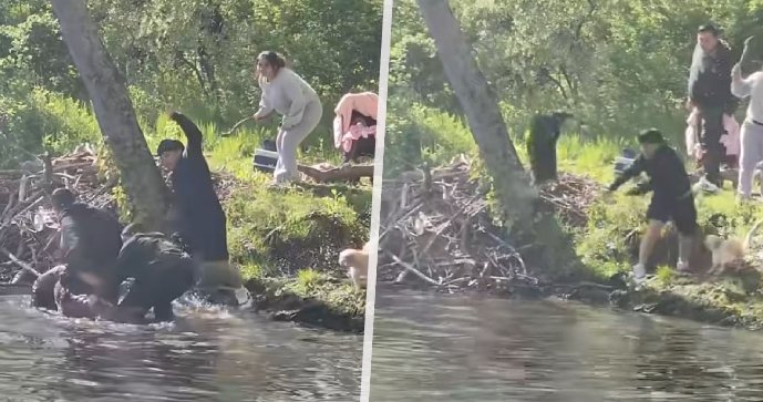 Na chlapce během rybaření zuřivě zaútočil bobr nakažený vzteklinou.