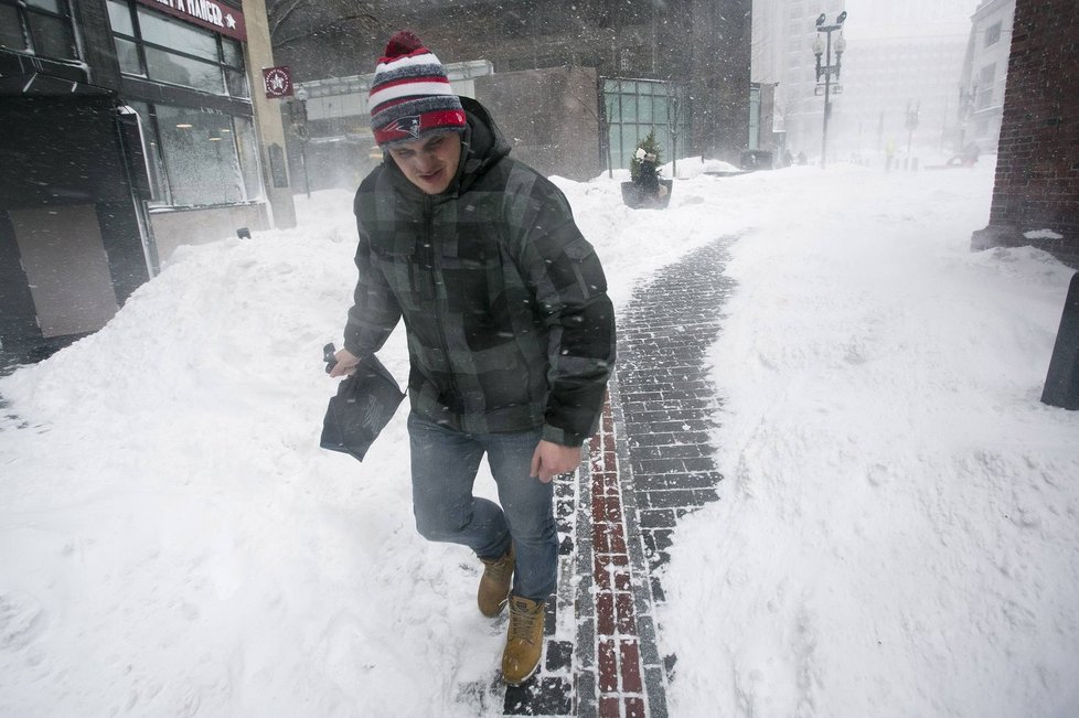 Sněhové bouře této zimy: Cesta svobody v Bostonu během sněhové bouře