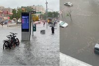 Tornáda, kroupy a lidé v metru po pás ve špinavé vodě. Předvoj bouře Elsa zasáhl New York