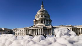 Sněhová bouře v USA, (18.12.2020).