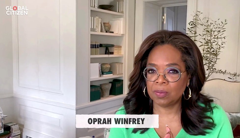 Moderátorka Oprah Winfreyová