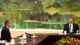 Americký ministr zahraničí Antony Blinken jednal s čínským prezidentem Si Ťin-pchingem.