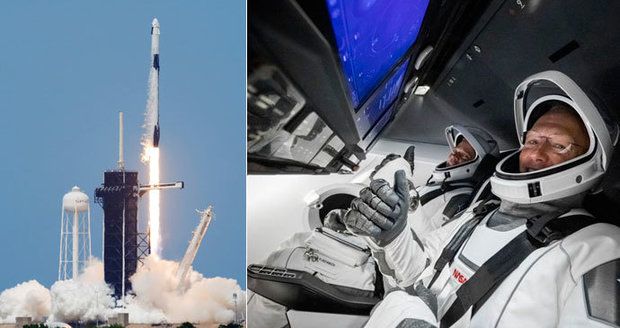 Loď Crew Dragon odstartovala do vesmíru. „Něco neuvěřitelného,“ říká Trump, Musk chce na Mars