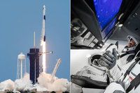 Loď Crew Dragon odstartovala do vesmíru. „Něco neuvěřitelného,“ říká Trump, Musk chce na Mars