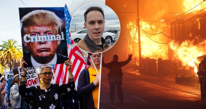 Čech David popsal, jak se skutečně žije v USA: Zoufalství po požárech i napětí kvůli Trumpovi