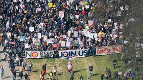 Demonstrace No Kings (Žádní králové) proti Trumpovi v USA (29.3.2026)