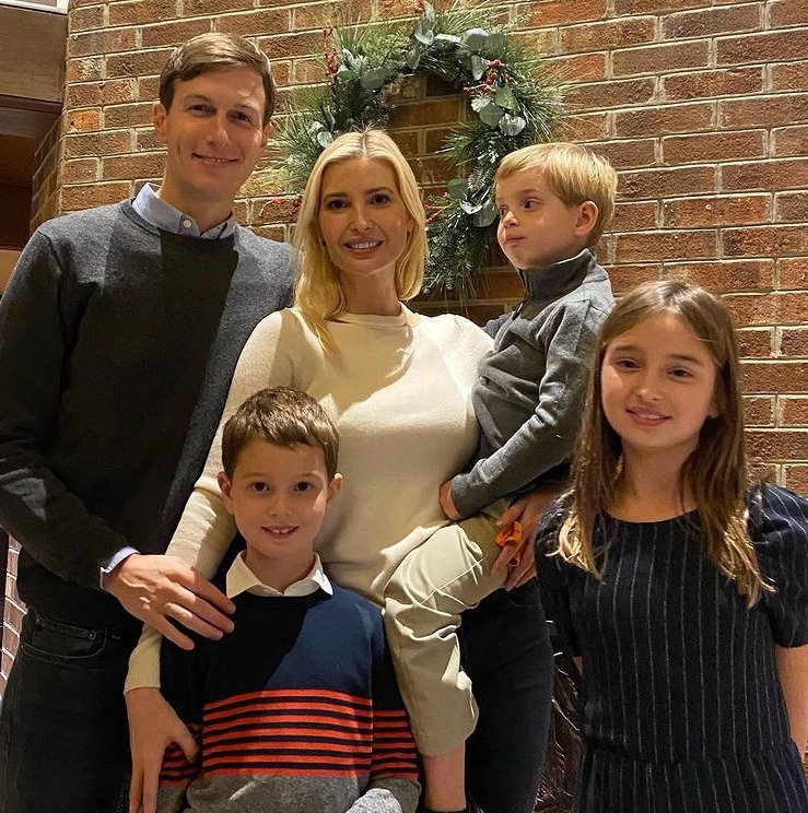 Ivanka Trumpová s rodinou.