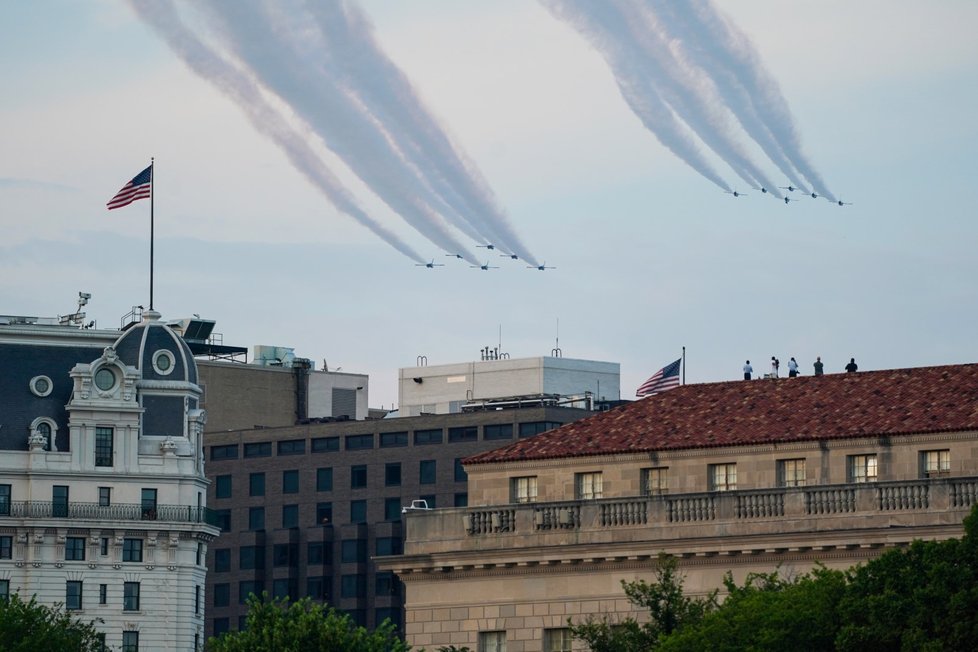 Oslavy 244. výročí Dne nezávislosti USA (4. 7. 2020)