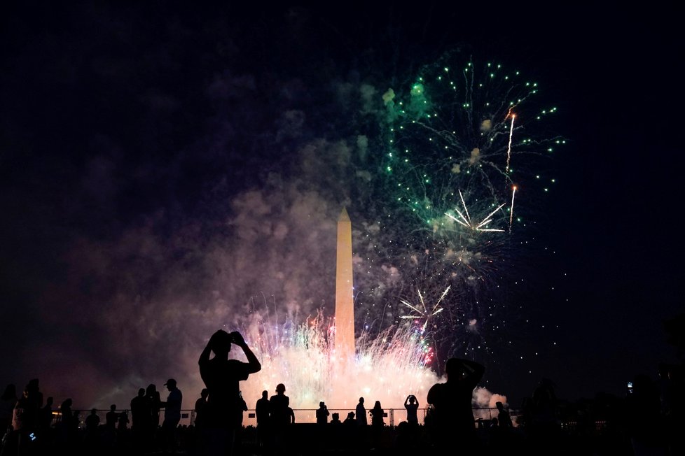 Oslavy 244. výročí Dne nezávislosti USA (4. 7. 2020)