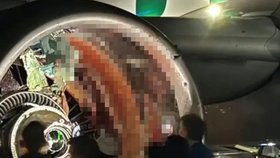Muže nasála turbína letadla, vypukla panika.