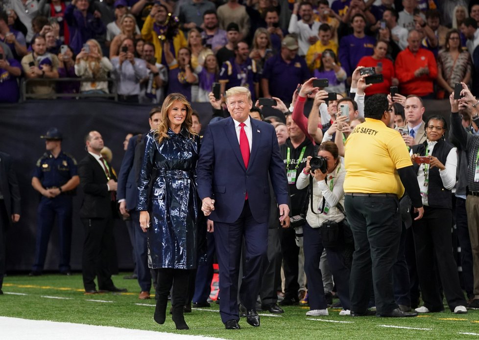 Prezident USA Donald Trump s manželkou Melanií