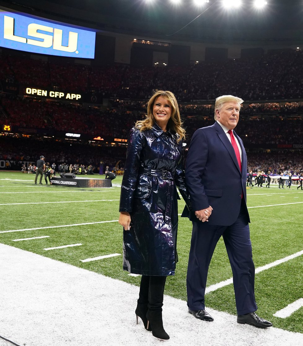 Prezident USA Donald Trump s manželkou Melanií