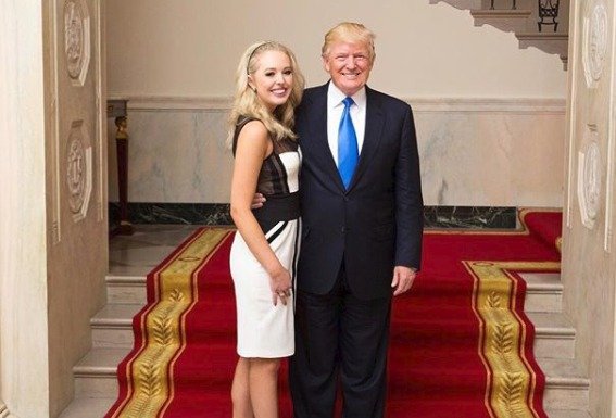 Tiffany Trumpová s otcem, prezidentem USA Donaldem Trumpem