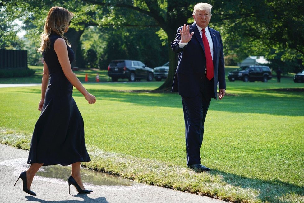 Prezident Trump s manželkou Melanií