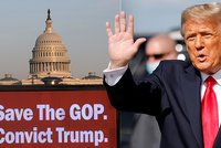 Trumpův impeachment dostal zelenou v Senátu. Exprezident na Floridě věří, že ho osvobodí