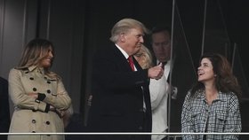 Exprezident USA Donald Trump s manželkou Melanií.