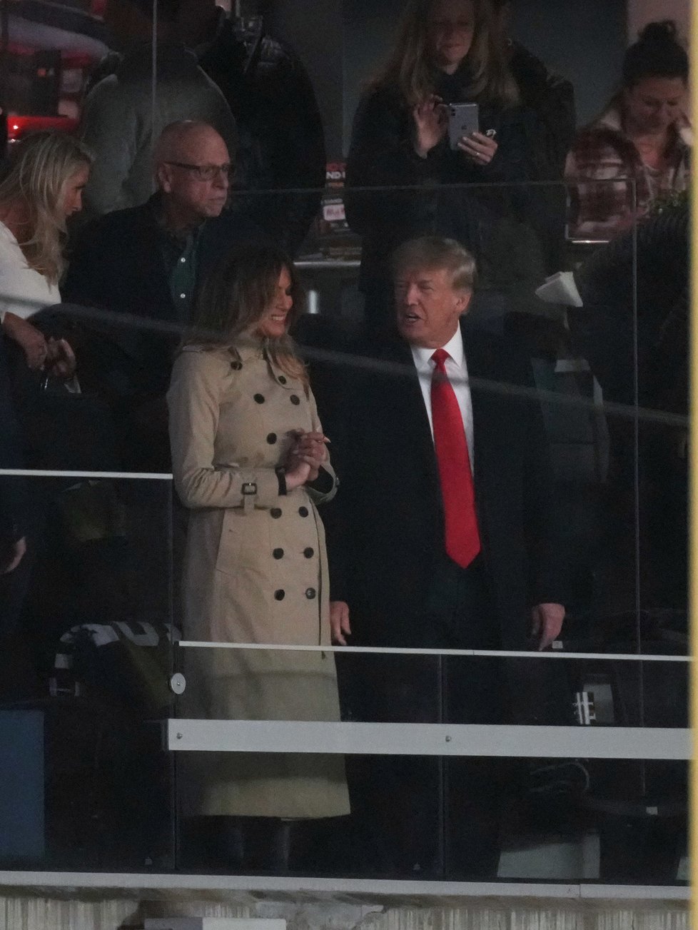 Exprezident USA Donald Trump s manželkou Melanií.