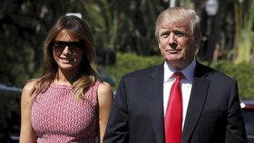 Prezident Trump se svou ženou, první dámou Melanií