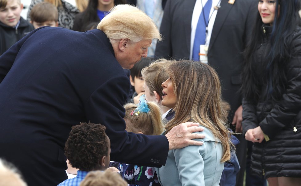 Prezident Trump se svou ženou, první dámou Melanií