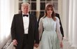 Prezident USA Donald Trump s manželkou Melanií hostil australského premiéra s manželkou Jenny.