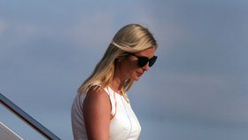 Prezidenta do New Jersey na golf doprovodila jeho dcera Ivanka.